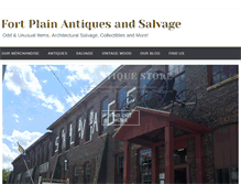 Tablet Screenshot of fortplainantiques.com